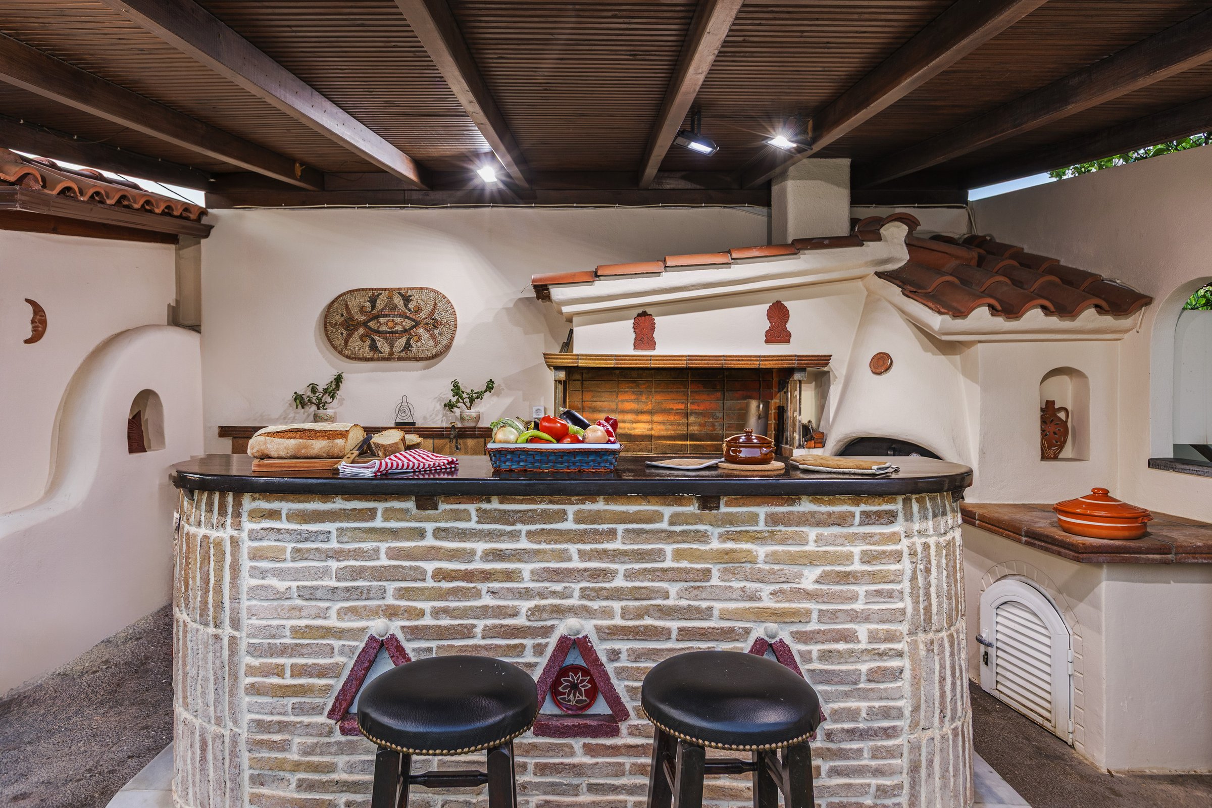 Private BBQ area at Renko Royal Villa