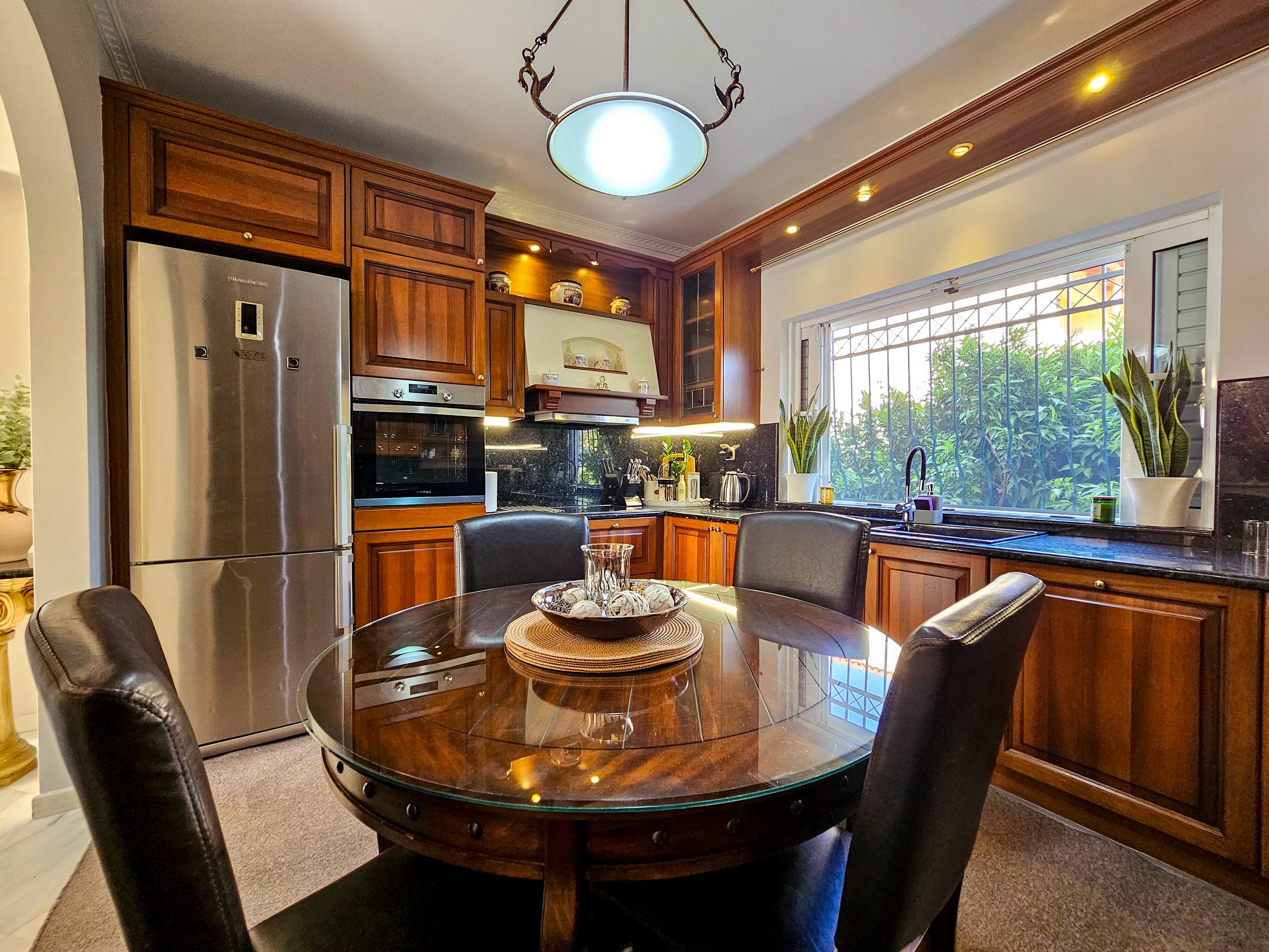 Renko Royal Villa fully-equipped gourmet kitchen, Athens Riviera